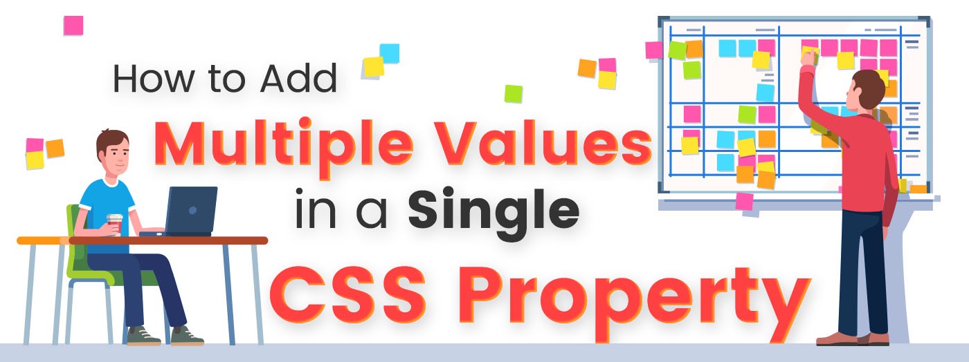 How to add multiple values in a single CSS property